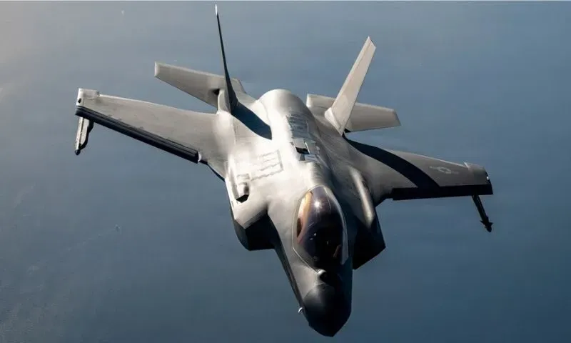 Tiêm kích F-35A Mỹ bay tại Trung Đông hôm 2/7 - Ảnh: USAF