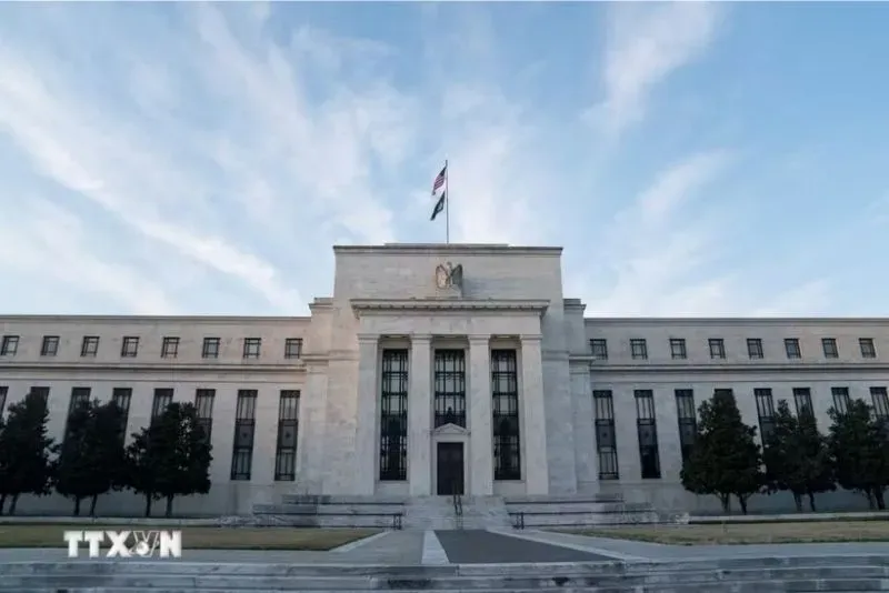 Trụ sở Cục Dự trữ Liên bang Mỹ (Fed) tại Washington, D.C. (Ảnh: THX/TTXVN)