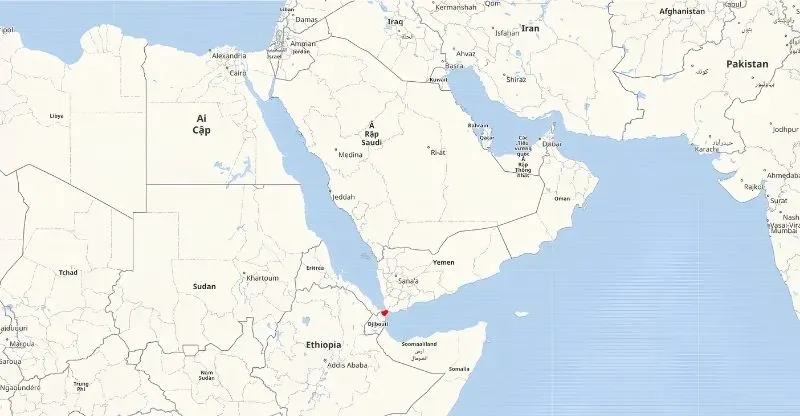 Bản đồ khu vực Trung Đông thể hiện các điểm nóng - eo biển Hormuz, Bab el-Mandeb và tuyến đường ống CPC