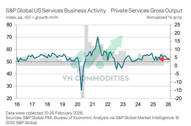 thị trường vĩ mô: S&P Global PMI tháng 2