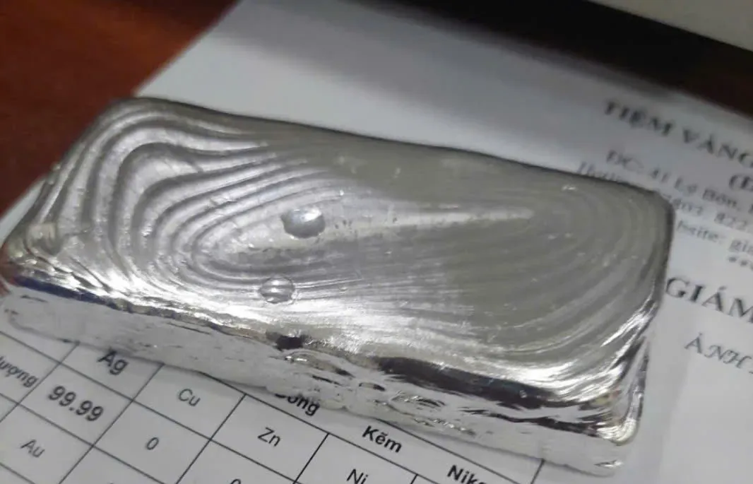 giá bạc trong nước