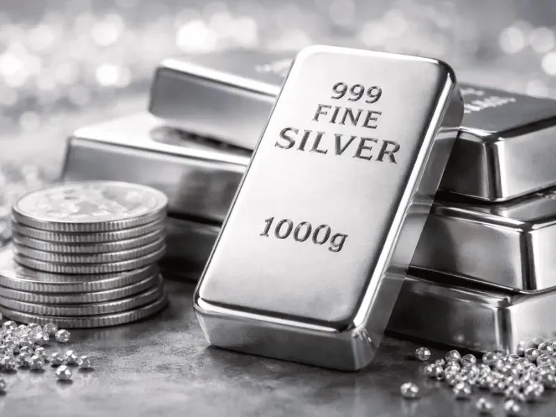 Giá bạc 17/07: Giá bạc trong nước tăng lên mức 59 triệu đồng/kg