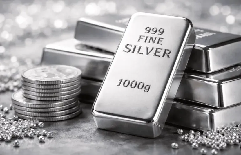Giá bạc 17/07: Giá bạc trong nước tăng lên mức 59 triệu đồng/kg